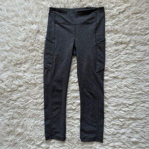 Lululemon Speed Up Crop 21" Heathered Gray Size 4